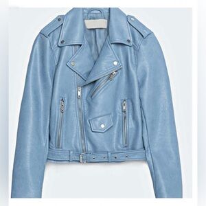 Leather vintage coat